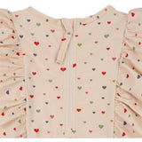 Konges Sløjd Multi Hearts Manuca Frill UV Bade Onesies 5