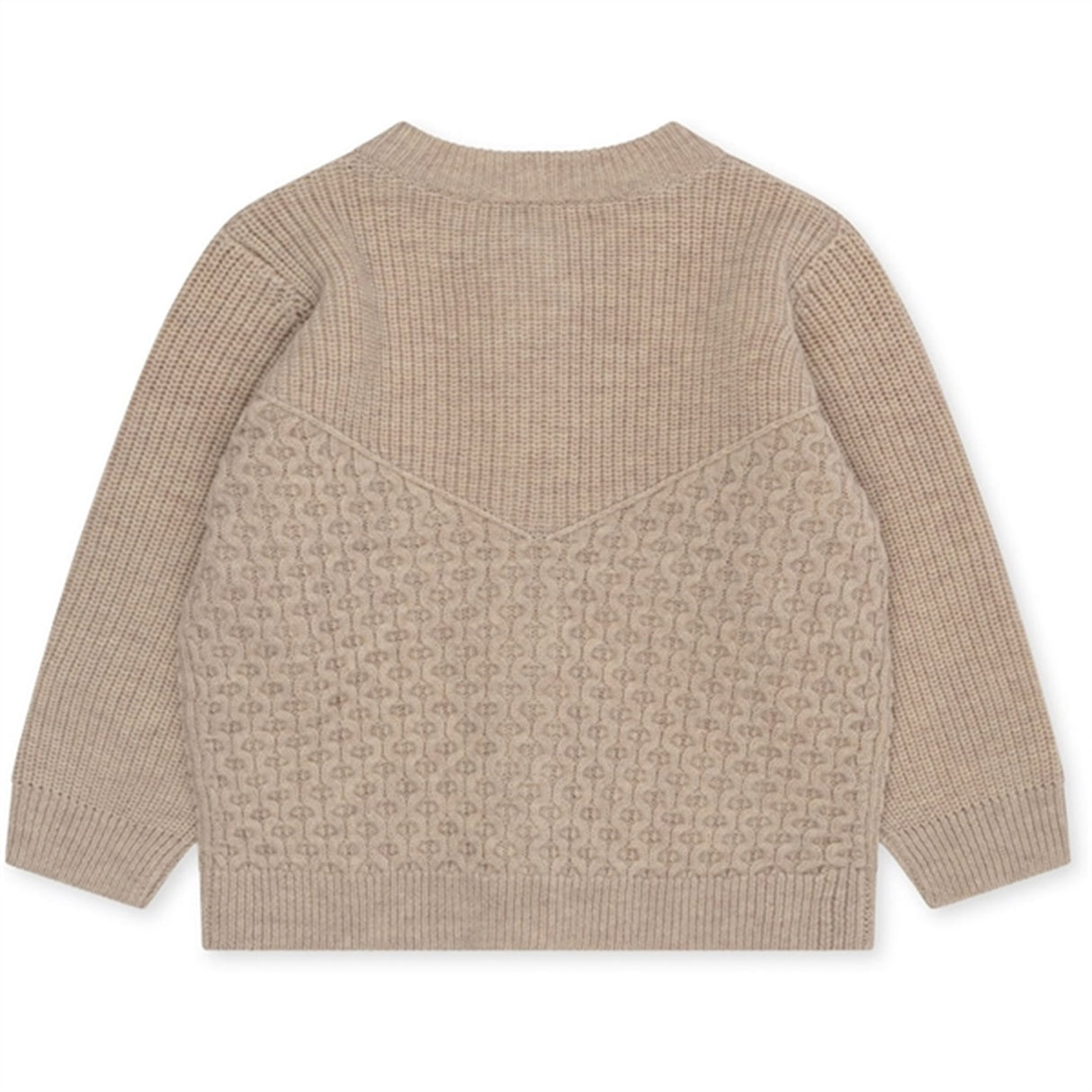 Konges Sløjd Creme Harri Strikket Ull Cardigan 3