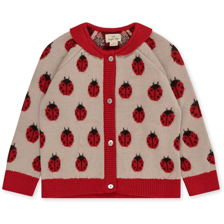 Konges Sløjd Ladybug Belou Stickad Ull Cardigan