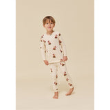 Konges Sløjd Christmas Teddy Basic Bluse/Bukser Set