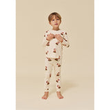 Konges Sløjd Christmas Teddy Basic Bluse/Bukser Set