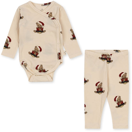 Konges Sløjd Christmas Teddy Basic Newborn Set