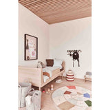 OYOY Dot Bomuldsreb Kurv 2-pack Clay