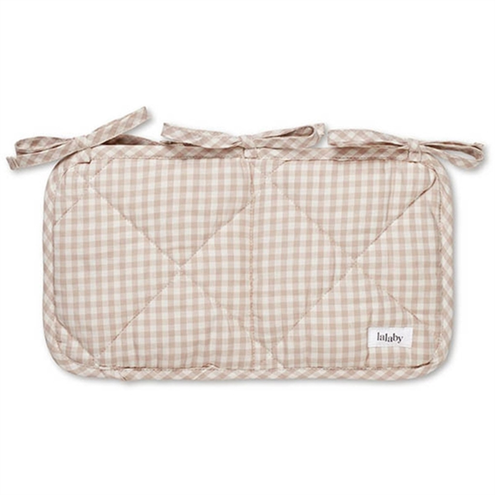 Lalaby Sängficka Beige Gingham