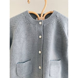 lalaby Dove Cashmere Bobbie Cardigan