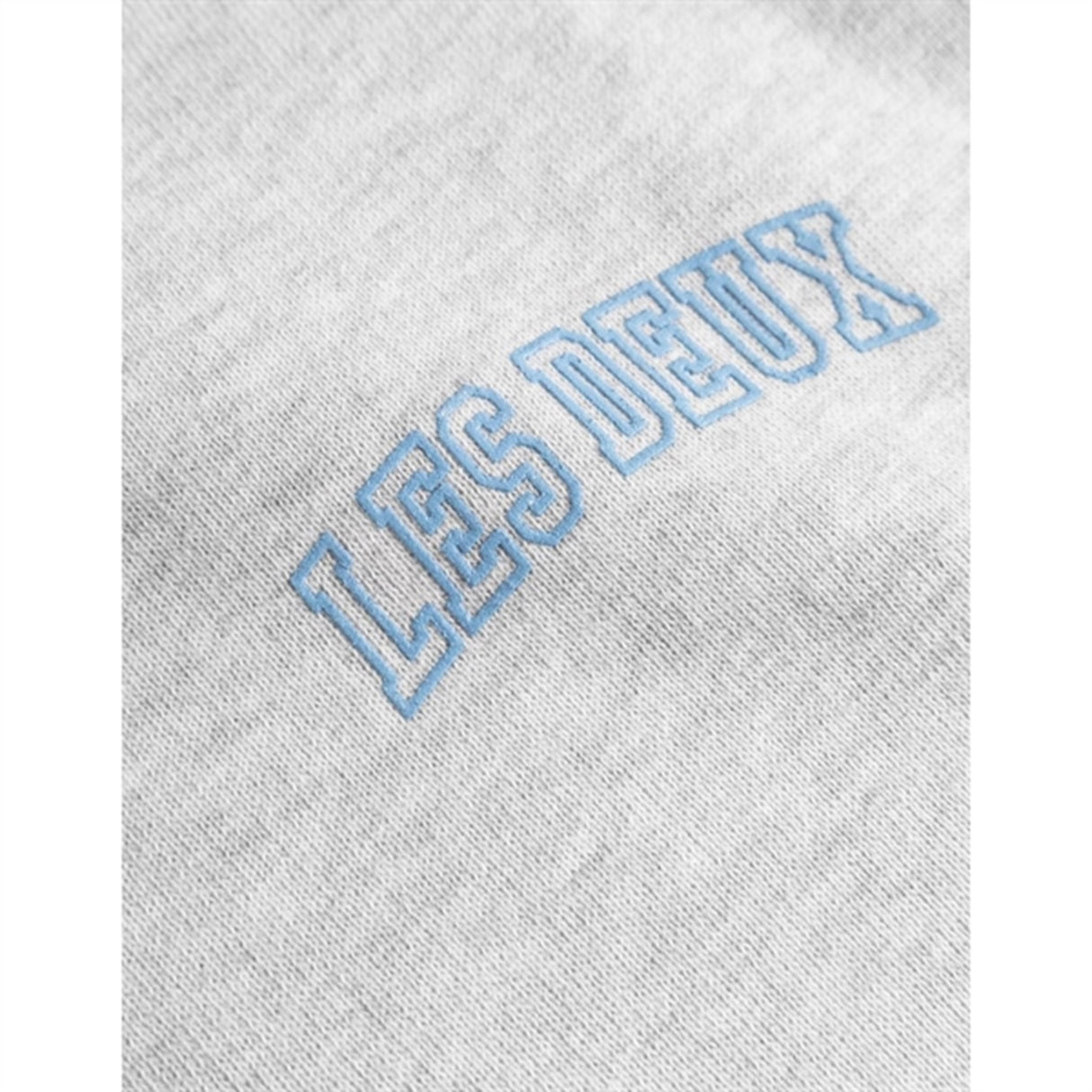 Les Deux Kids Snow Melange/Washed Denim Blue Blake Sweatshirt 3