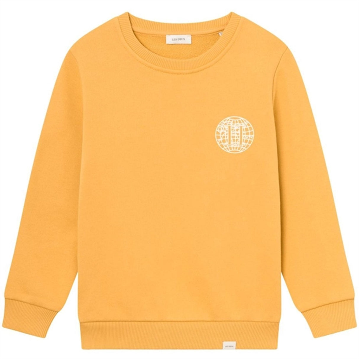 Les Deux Kids Mustard Yellow/Ivory Globe Sweatshirt