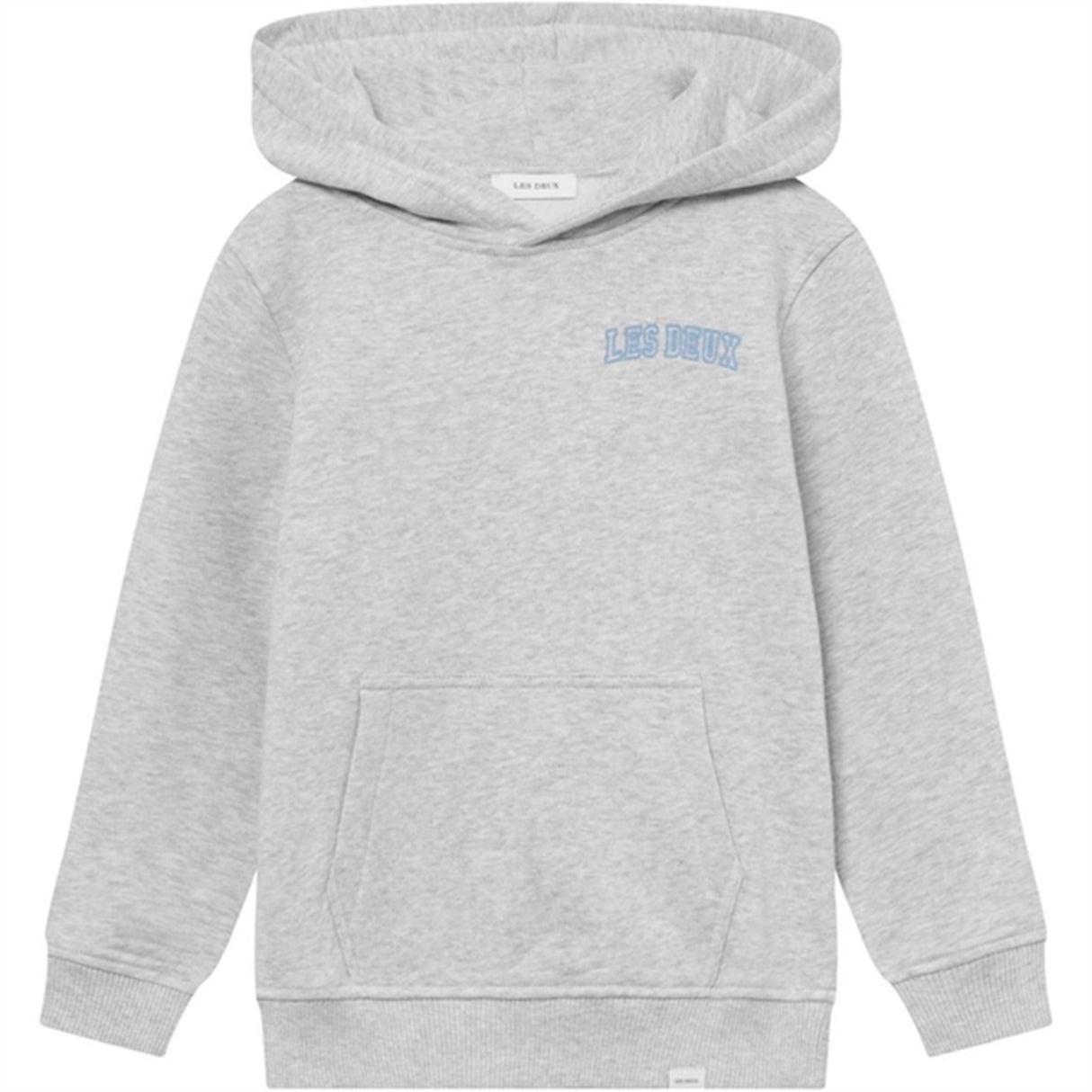 Les Deux Kids Snow Melange/Washed Denim Blue Blake Hoodie 2.0