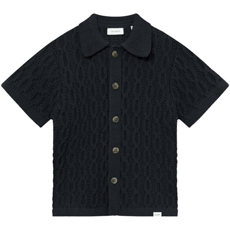 Les Deux Kids Dark Navy Garret Stickad Tröja