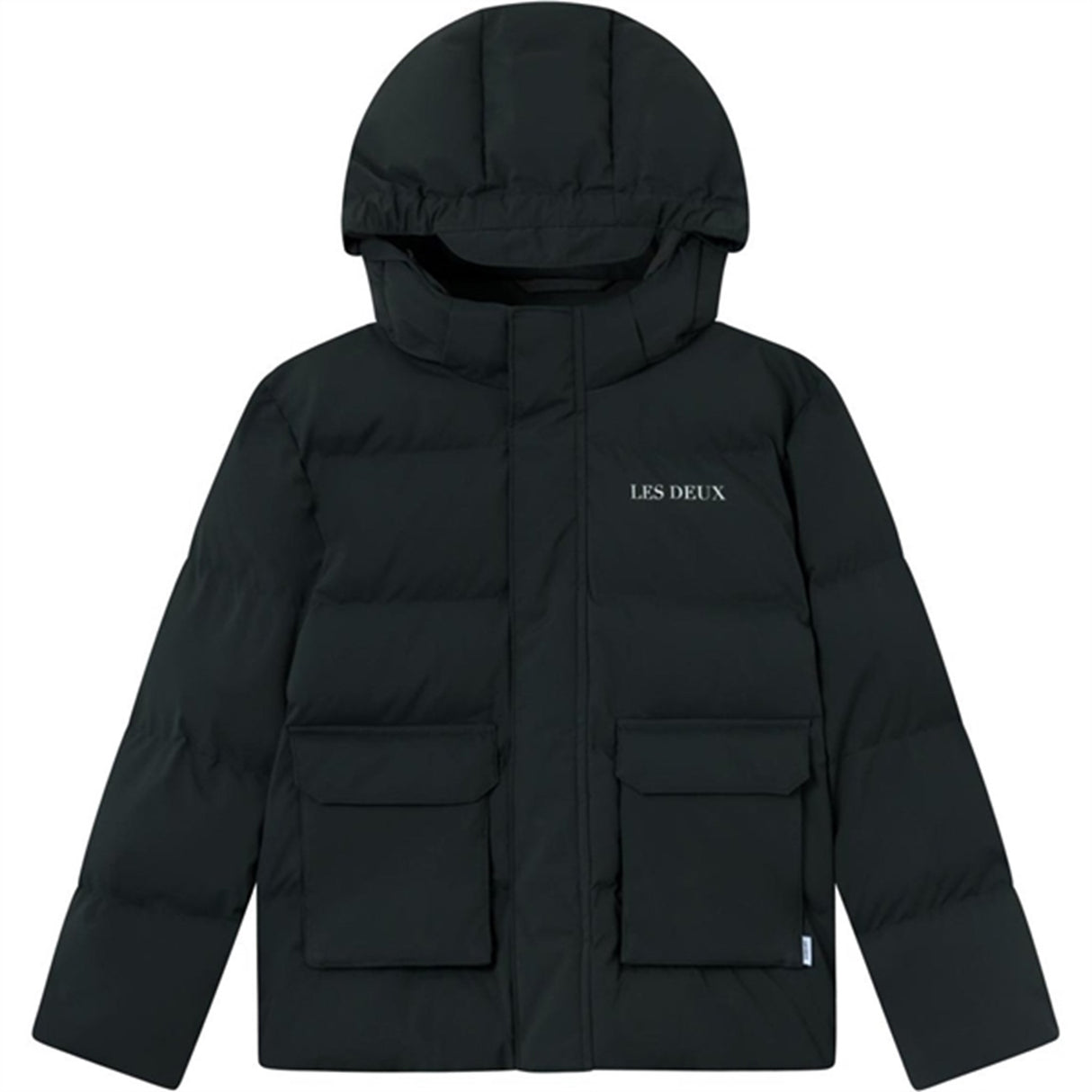 Les Deux Kids Black Maddox Puffer Jacka