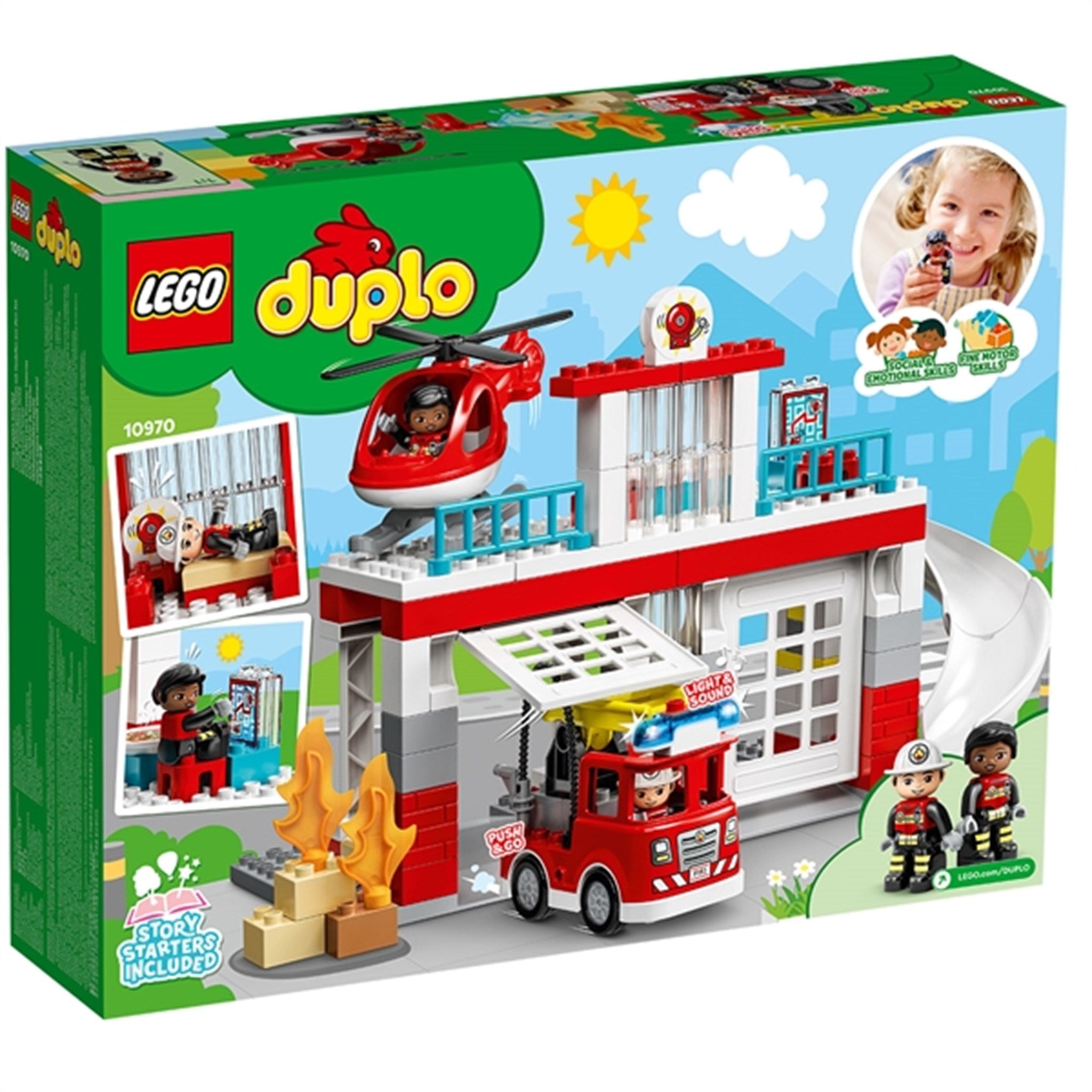 LEGO® DUPLO® Brandstation och Helikopter