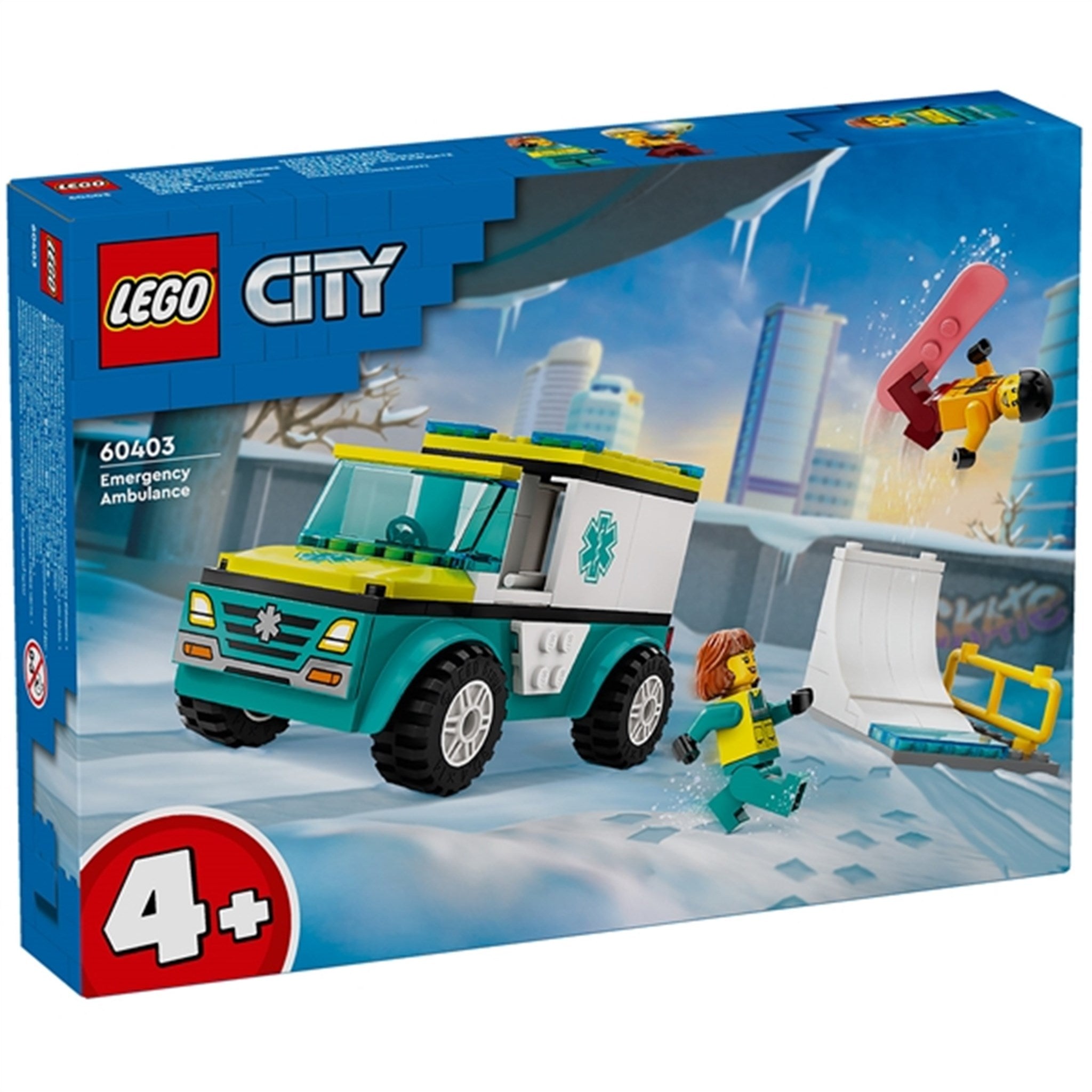 LEGO® City Ambulans och Snowboardåkare