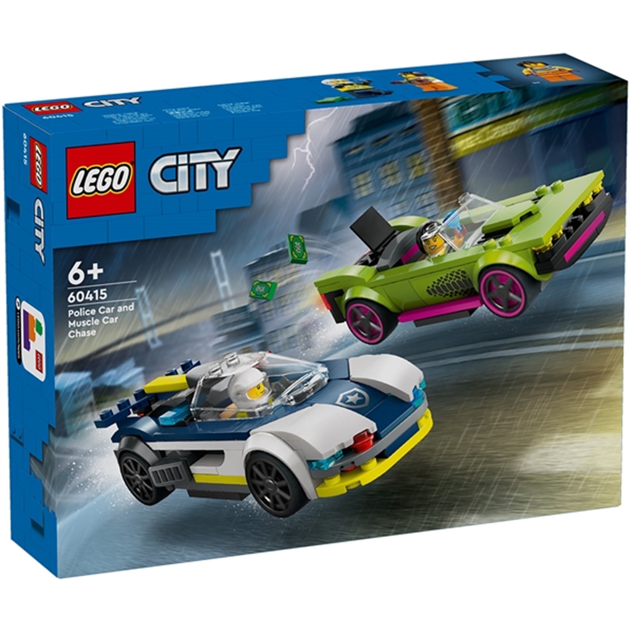 LEGO® City Jakt med Polisbil och Muskelbil