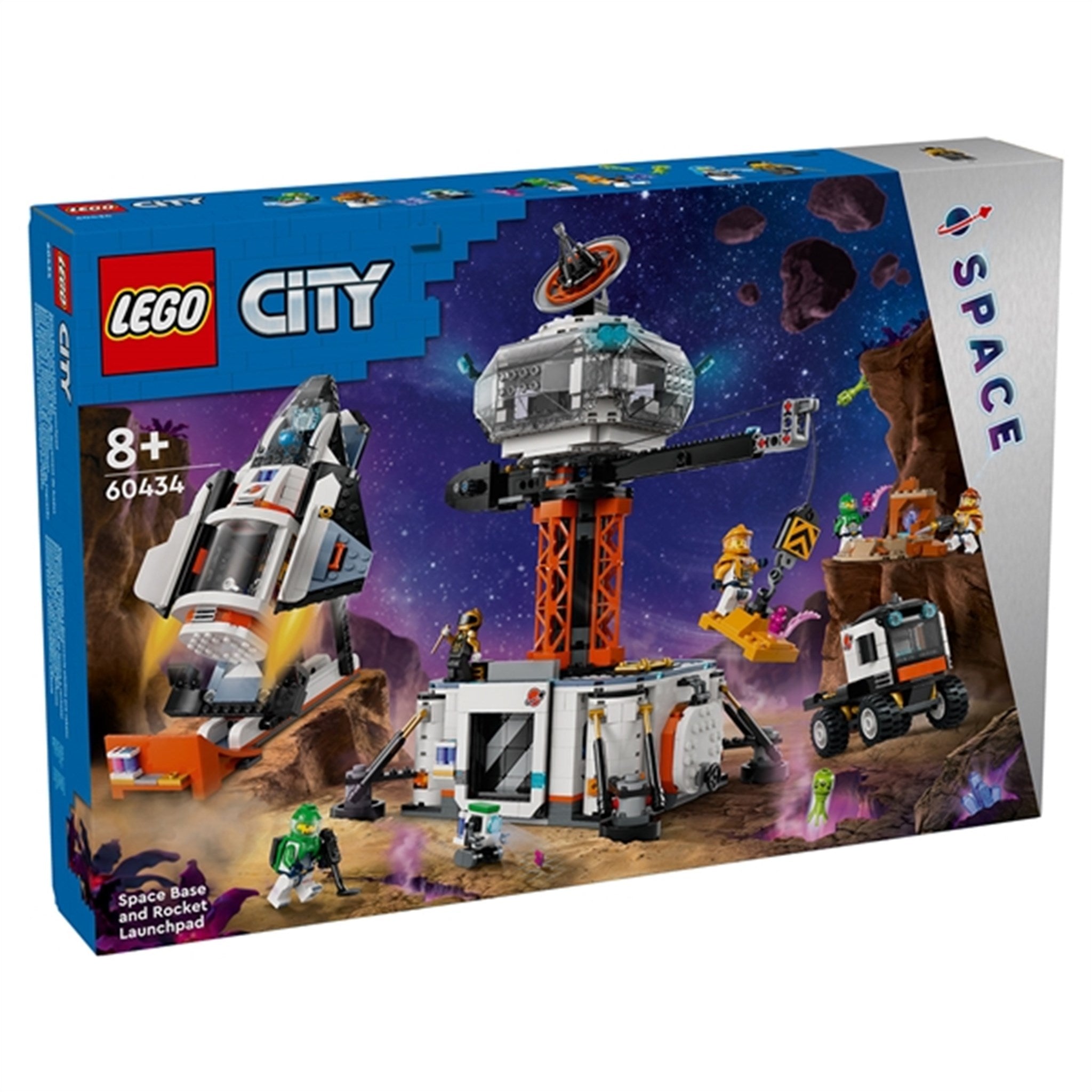 LEGO® City Rymdbas och Raketuppskjutningsramp