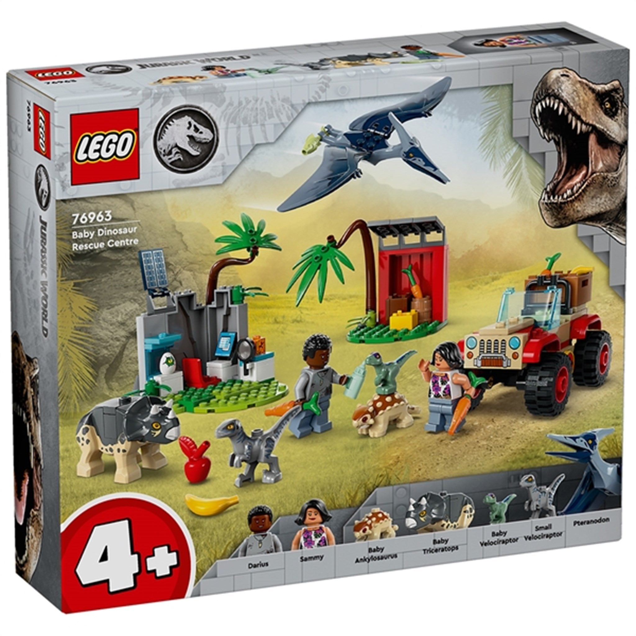 LEGO® Jurassic World™ Räddningscenter för Dinosaurieungar