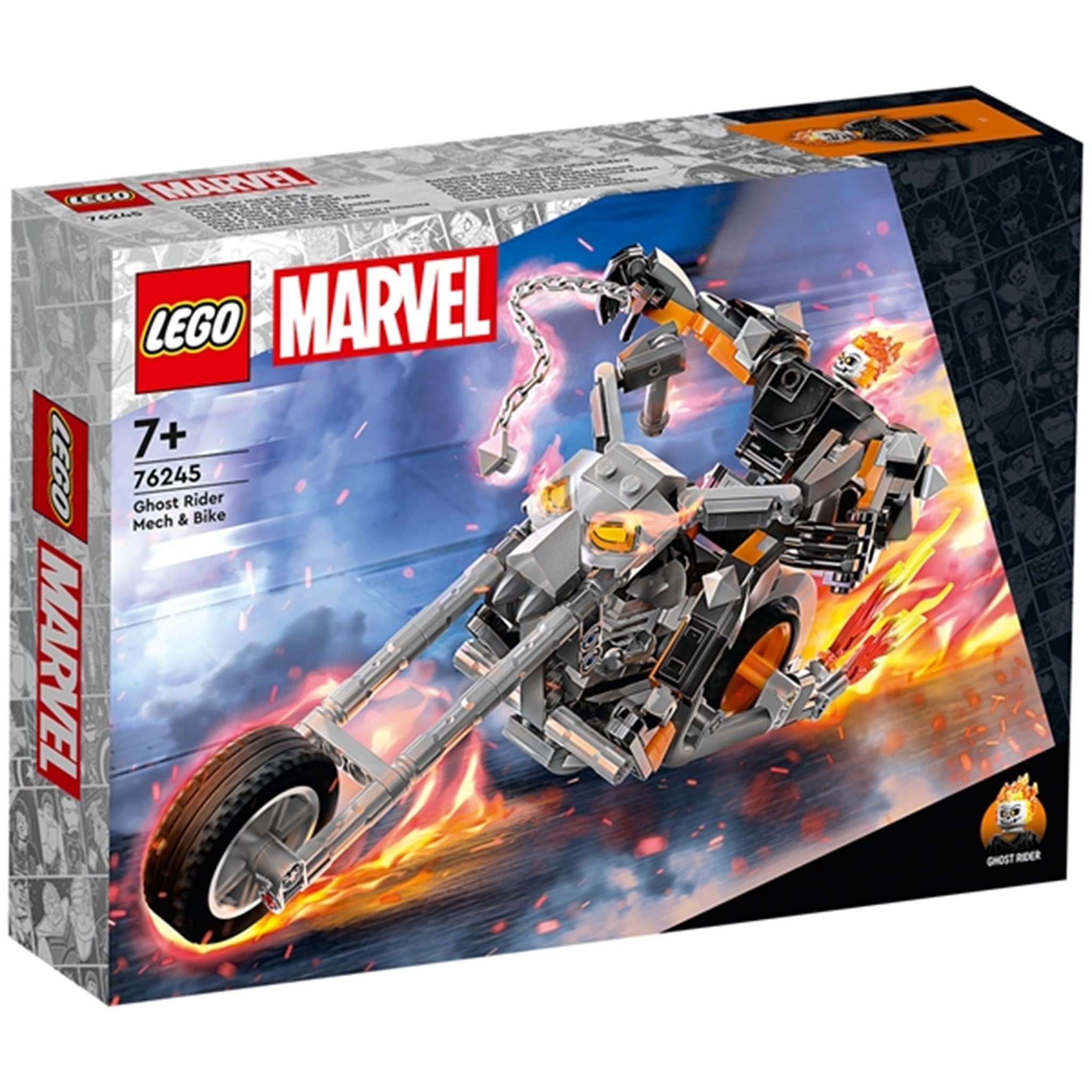 LEGO® Marvel Ghost Rider Robot och Cykel