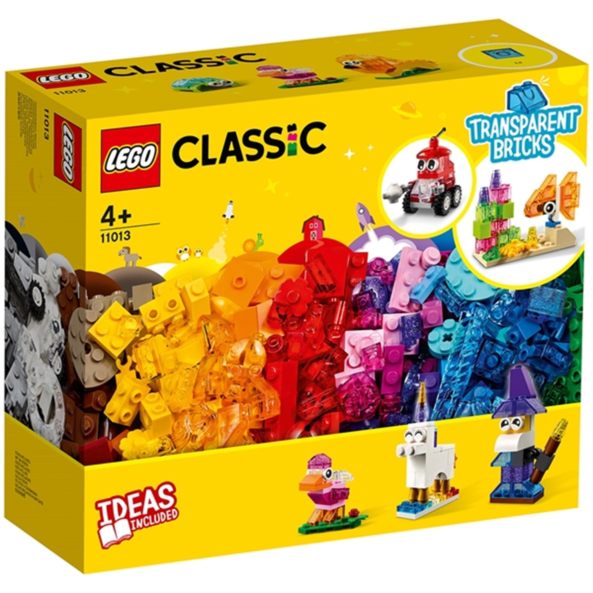 LEGO® Classic Kreativa Transparenta Klossar