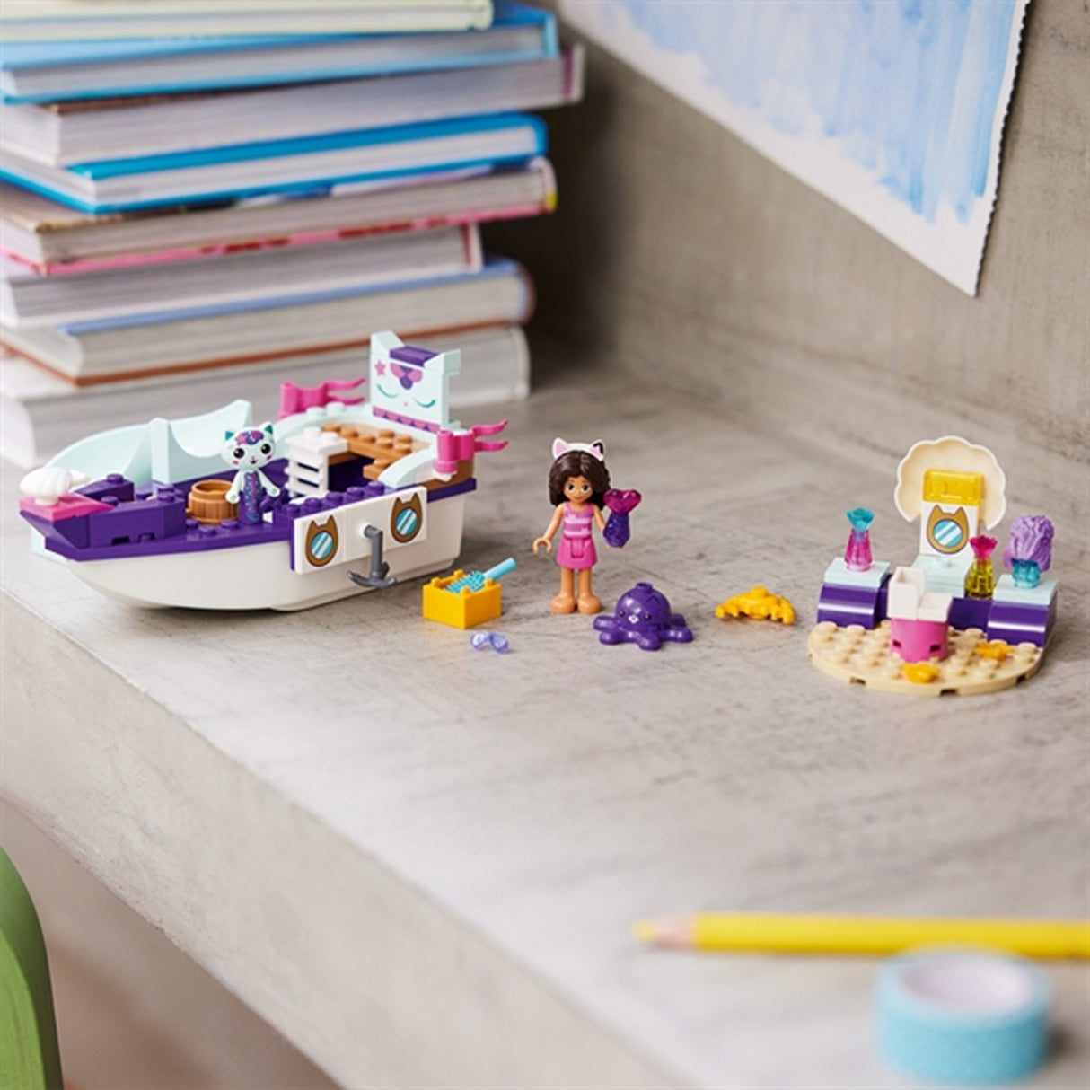 LEGO® Gabby's Dollhouse Gabbys och Sjökattens Skepp och Spa 6