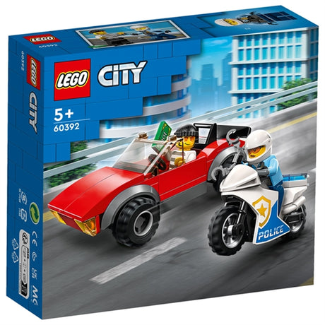 LEGO® City Biljakt med Polismotorcykel