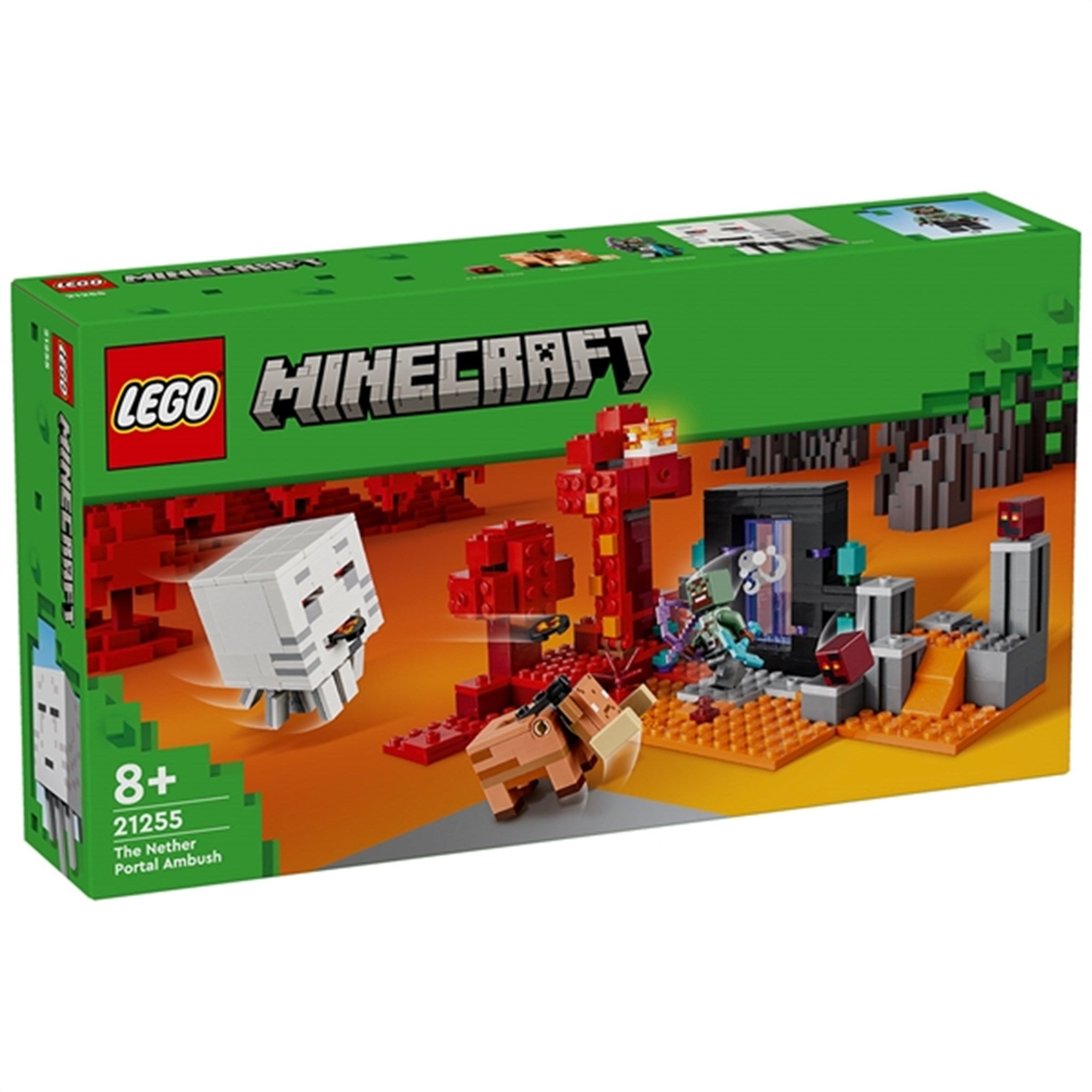 LEGO® Minecraft® Attack vid Nether-Portalen