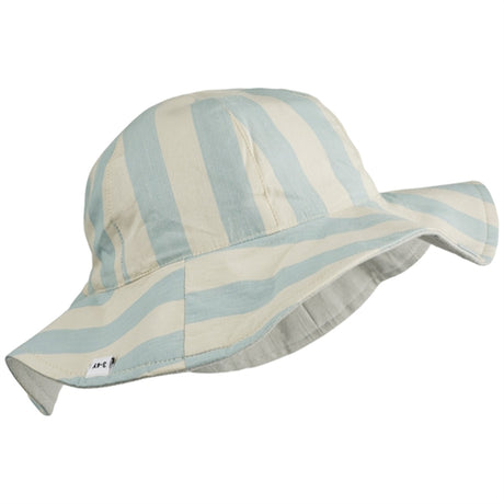 Liewood Amelia Solhatt Stripe Sea Blue/Sandy