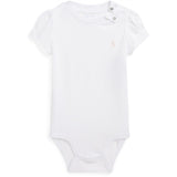 Ralph Lauren Bebis Girl Body White/Delicate Pink