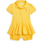 Ralph Lauren Bebis Shortall Chrome Yellow W/ Bright Pink