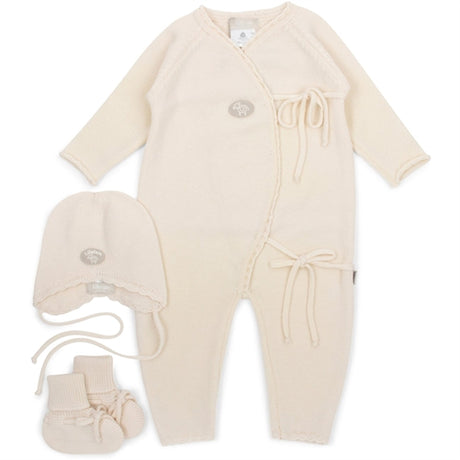 Lillelam Onesies Set Cremet Hvid