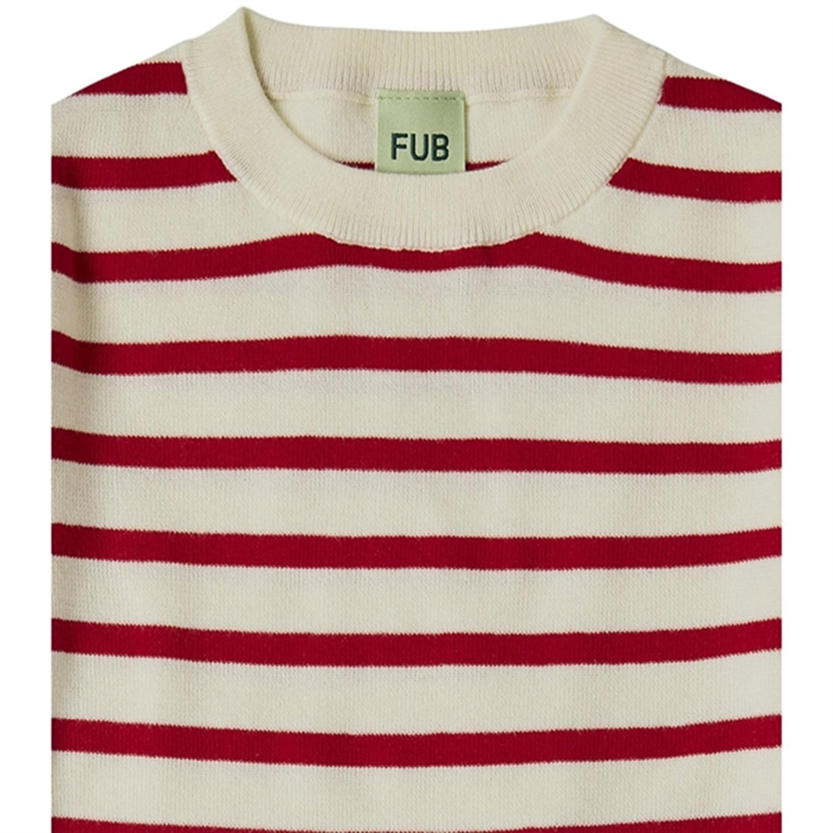 FUB Ecru/Crimson Red Blus 5