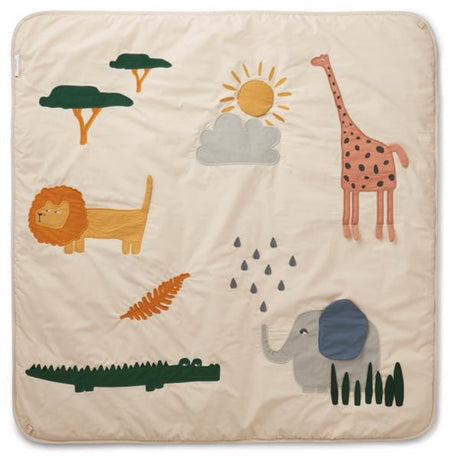 Liewood Glenn Activity Rug Safari Sandy Mix