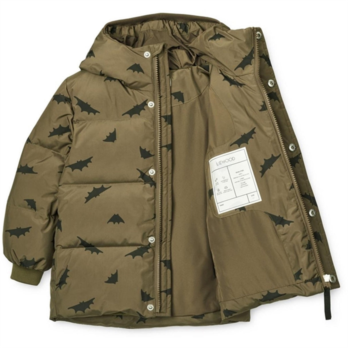 Liewood Palle Puffer Dunjakke Bats / Khaki 3