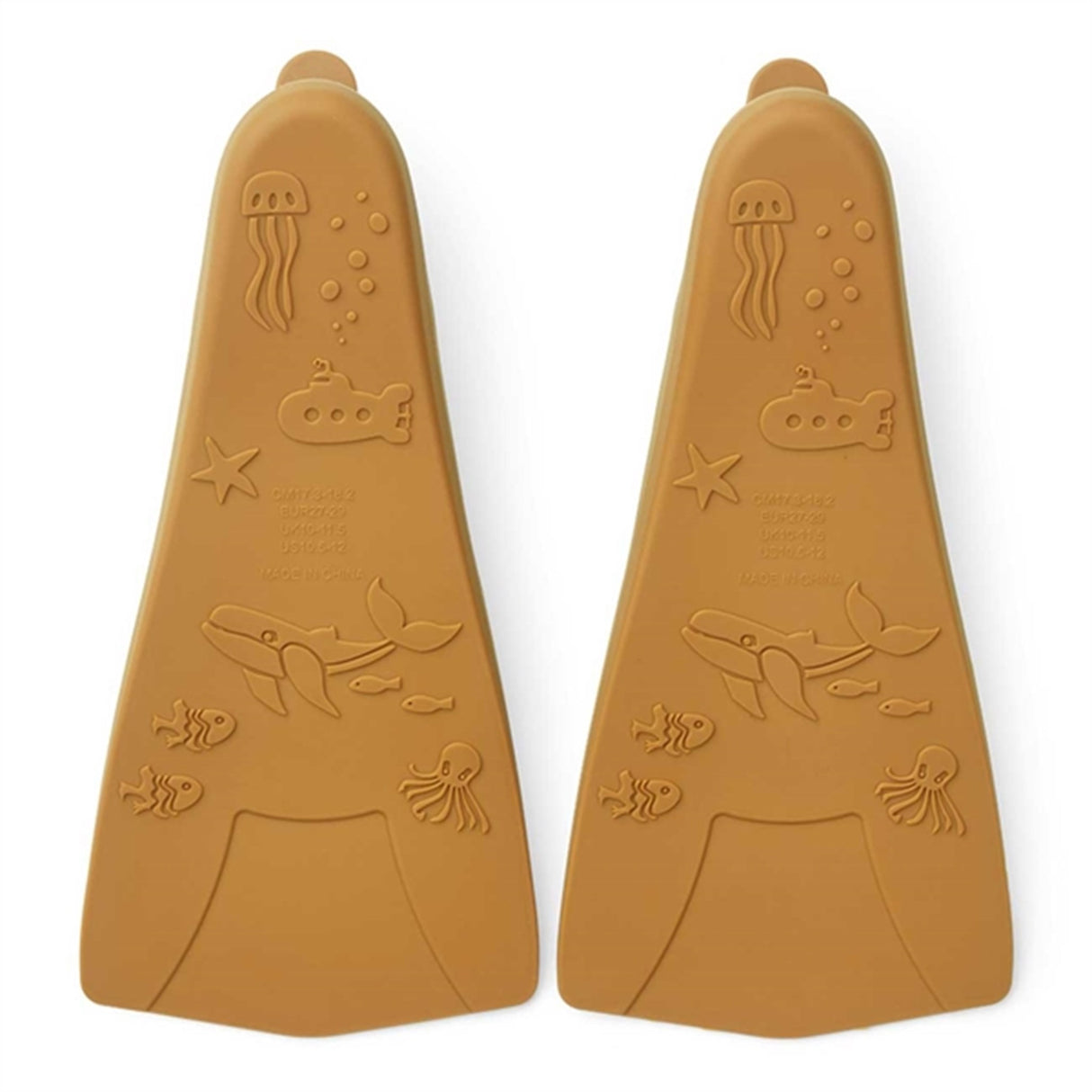 Liewood Gustav Swim Fins Golden Caramel