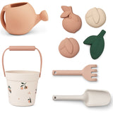 Liewood Florence Trädgård Och Strand Set Peach Seashell