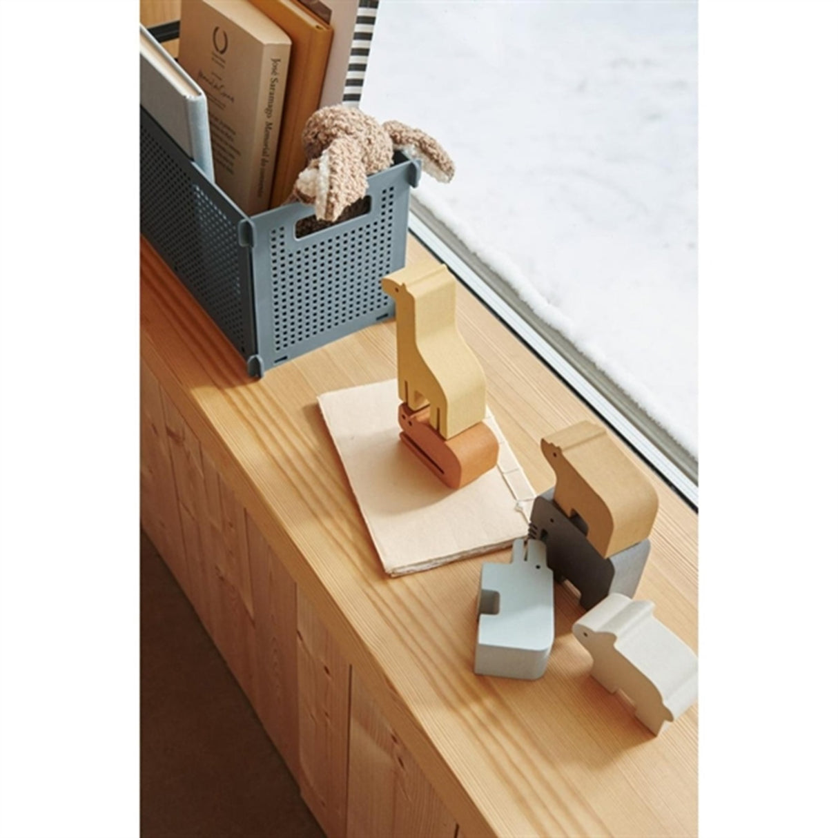 Liewood Dirch Förvaringskorg S Whale Blue