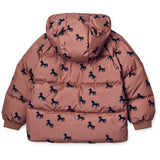 Liewood Polle Puffer Jacka Horses Dark Rosetta