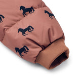 Liewood Polle Puffer Jacka Horses Dark Rosetta