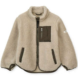 Liewood Nolan Pile Jacka Mist / Army Brown