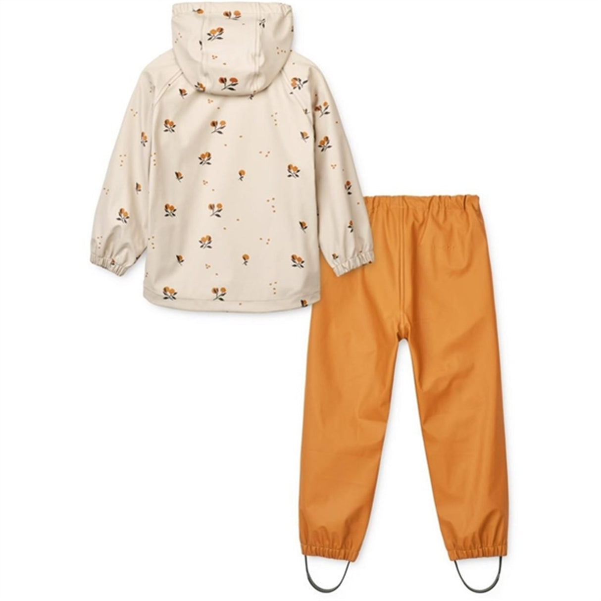 Liewood Moby Printed Regnkläder Set Peach / Sandy 2