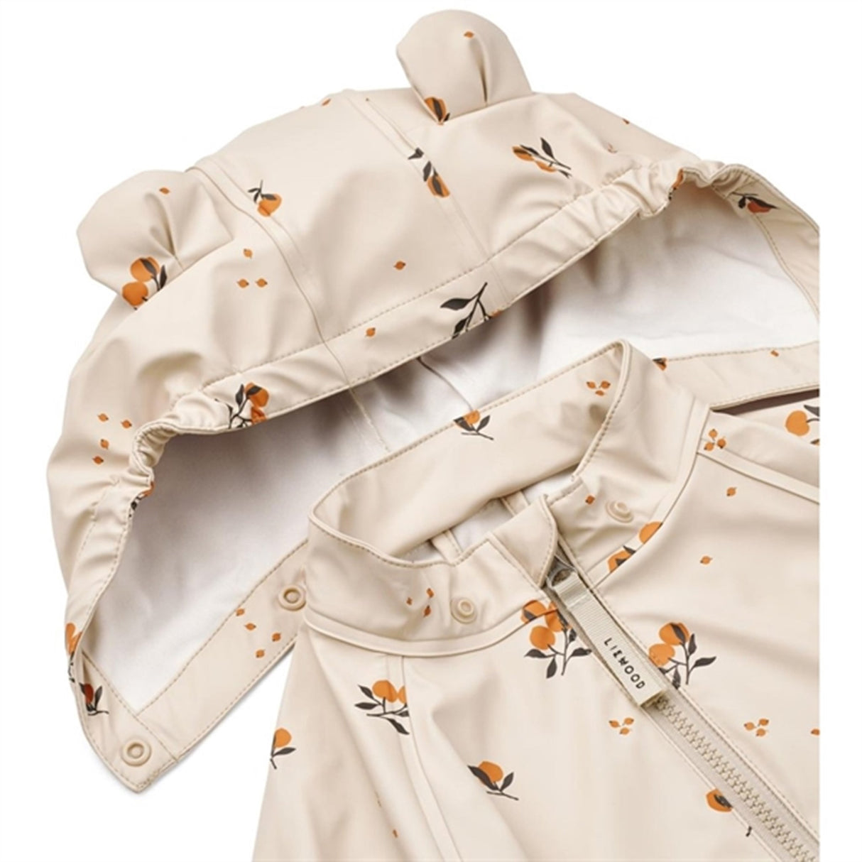 Liewood Melodi Printed Regnkläder Set Peach / Sandy 7