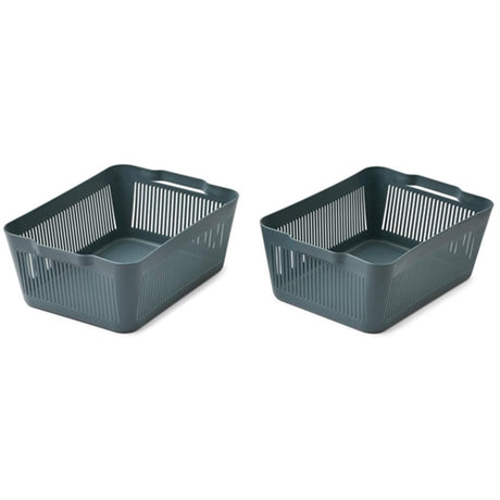 Liewood Makeeva Kurve L 2-pack Whale Blue