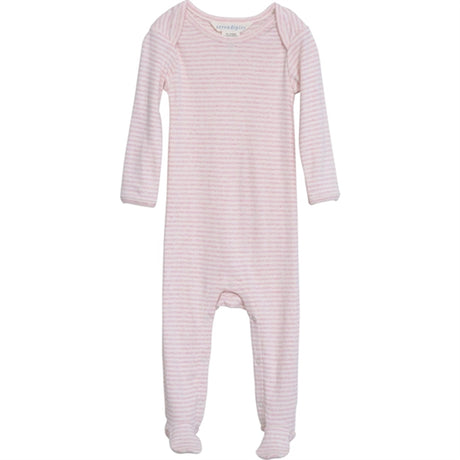 Serendipity Rosebud/Offwhite Bebis Onesies Stripe