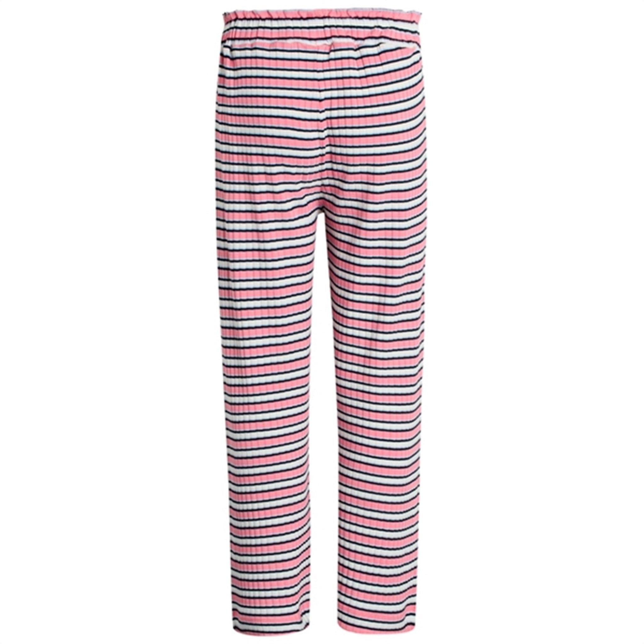 Mads Nørgaard 5x5 Stripe Papina Pants Multi Strawberry Pink 2