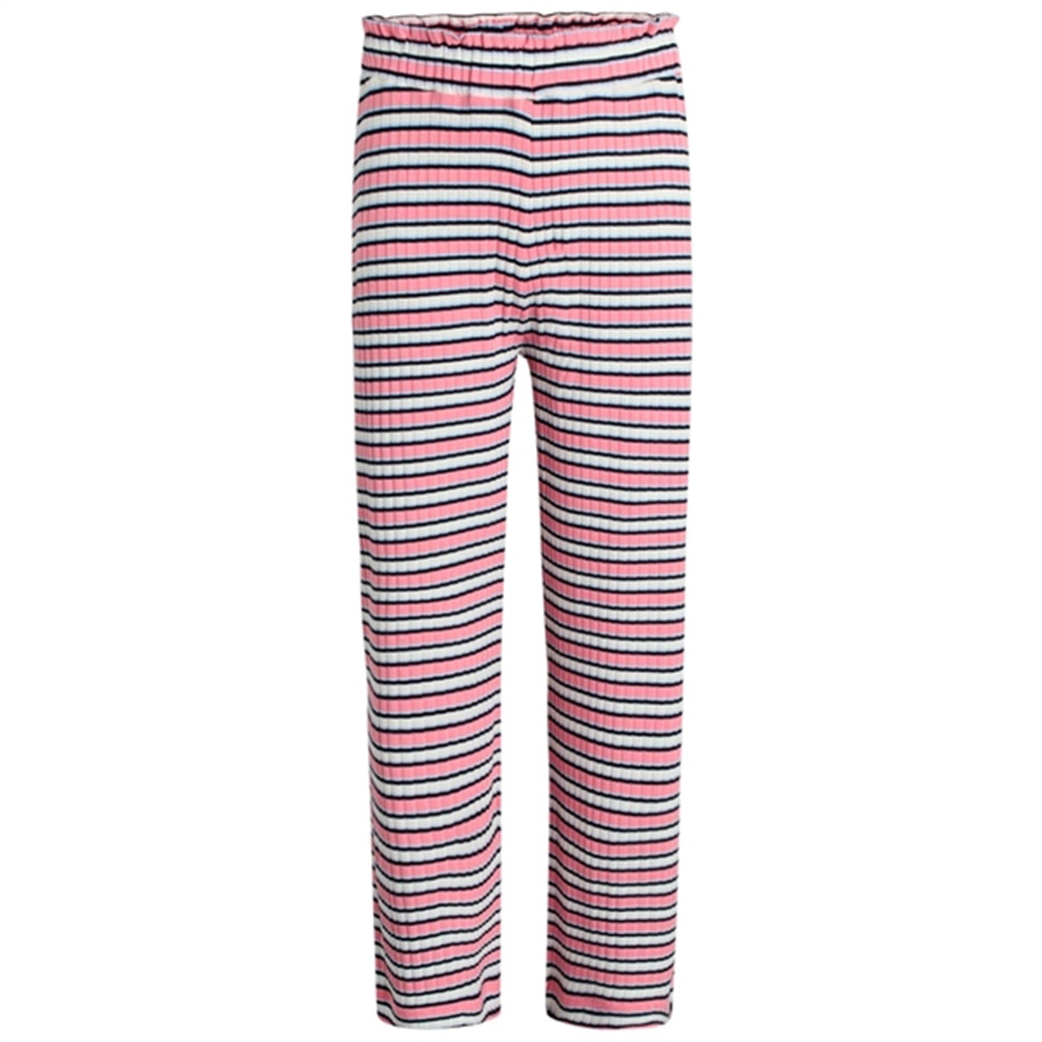 Mads Nørgaard 5x5 Stripe Papina Pants Multi Strawberry Pink