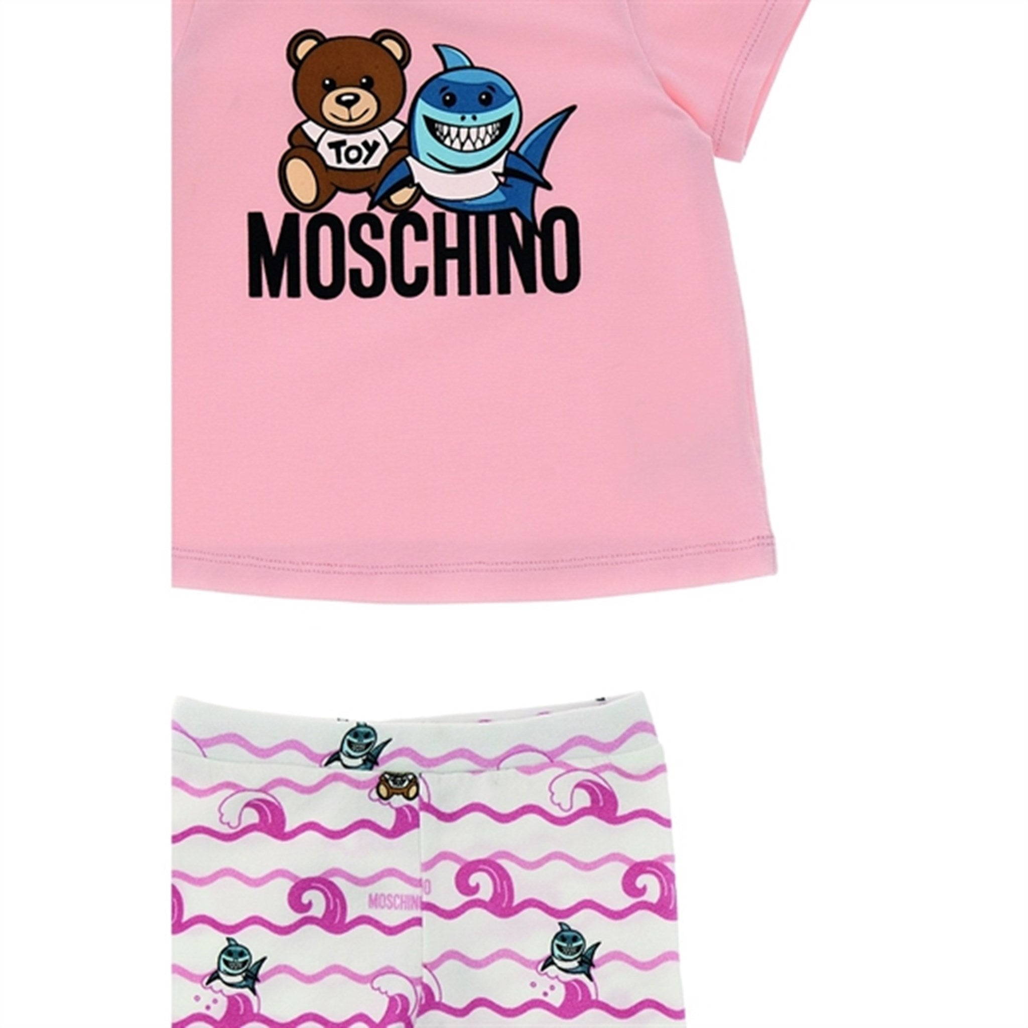 Moschino Pink Toy Shark T-Shirt Og Leggings Set 2