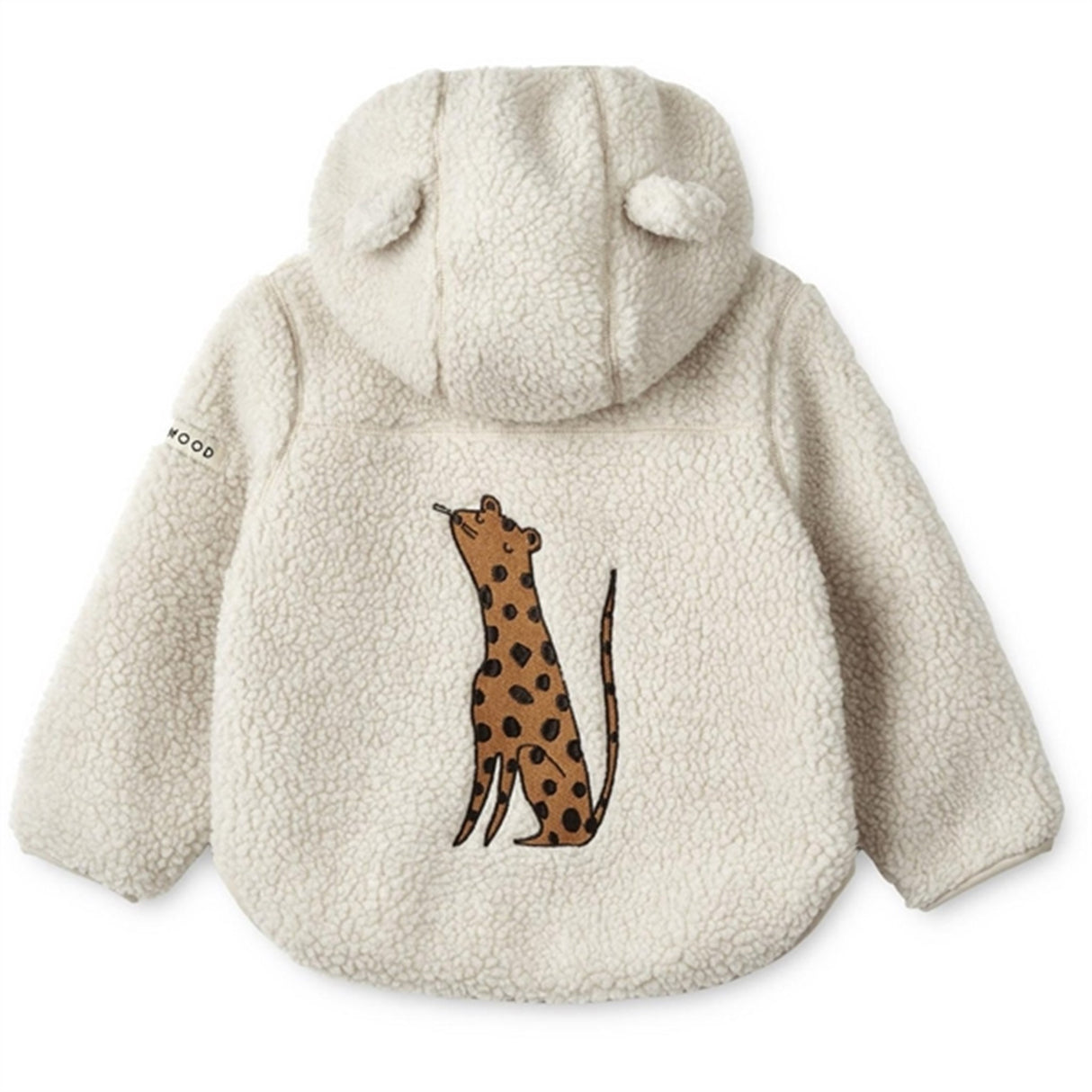 Liewood Leopard/Sandy Mara Pile Embroidery Jacka With Ears 2