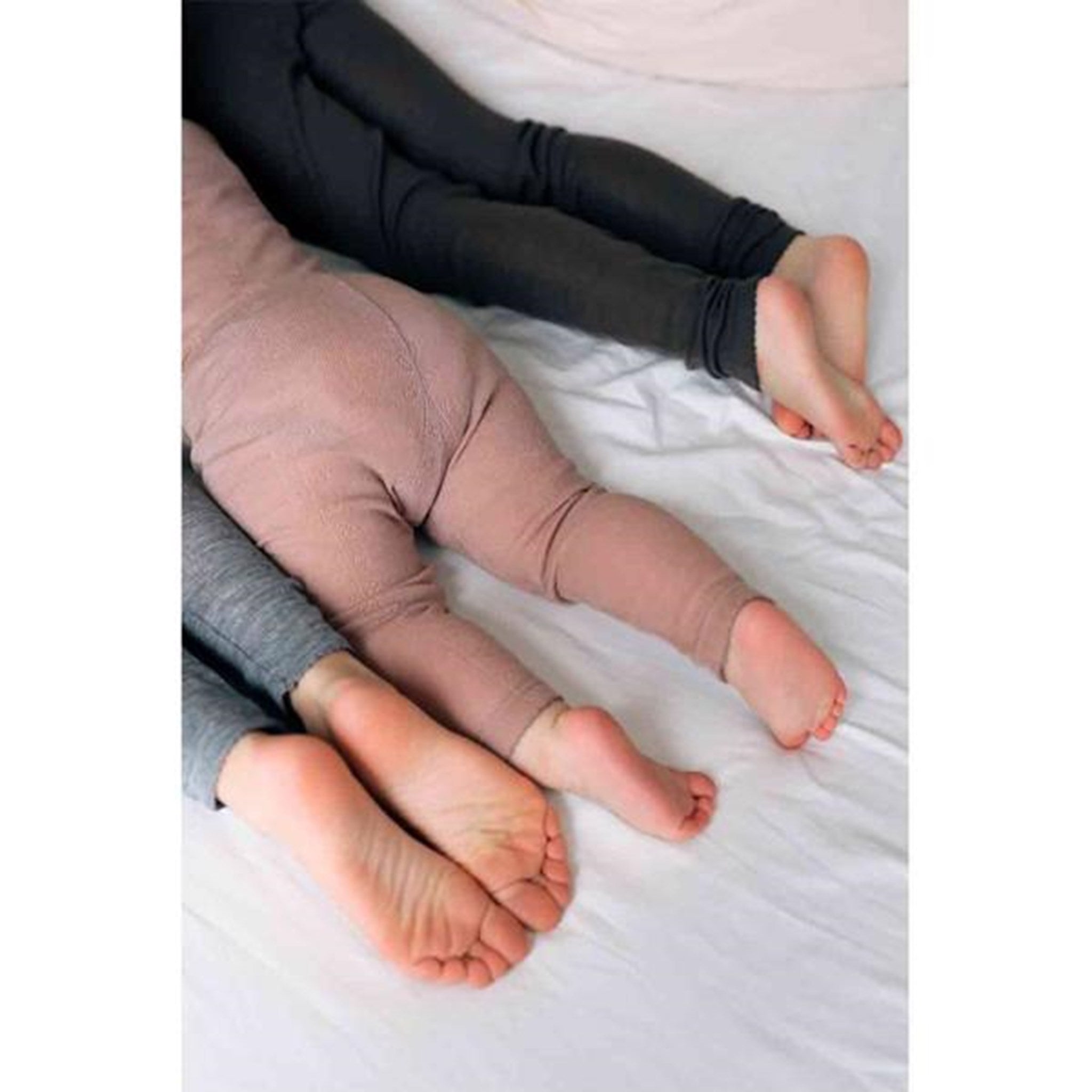 MarMar Wool Pointelle Grey Melange Leggings 3