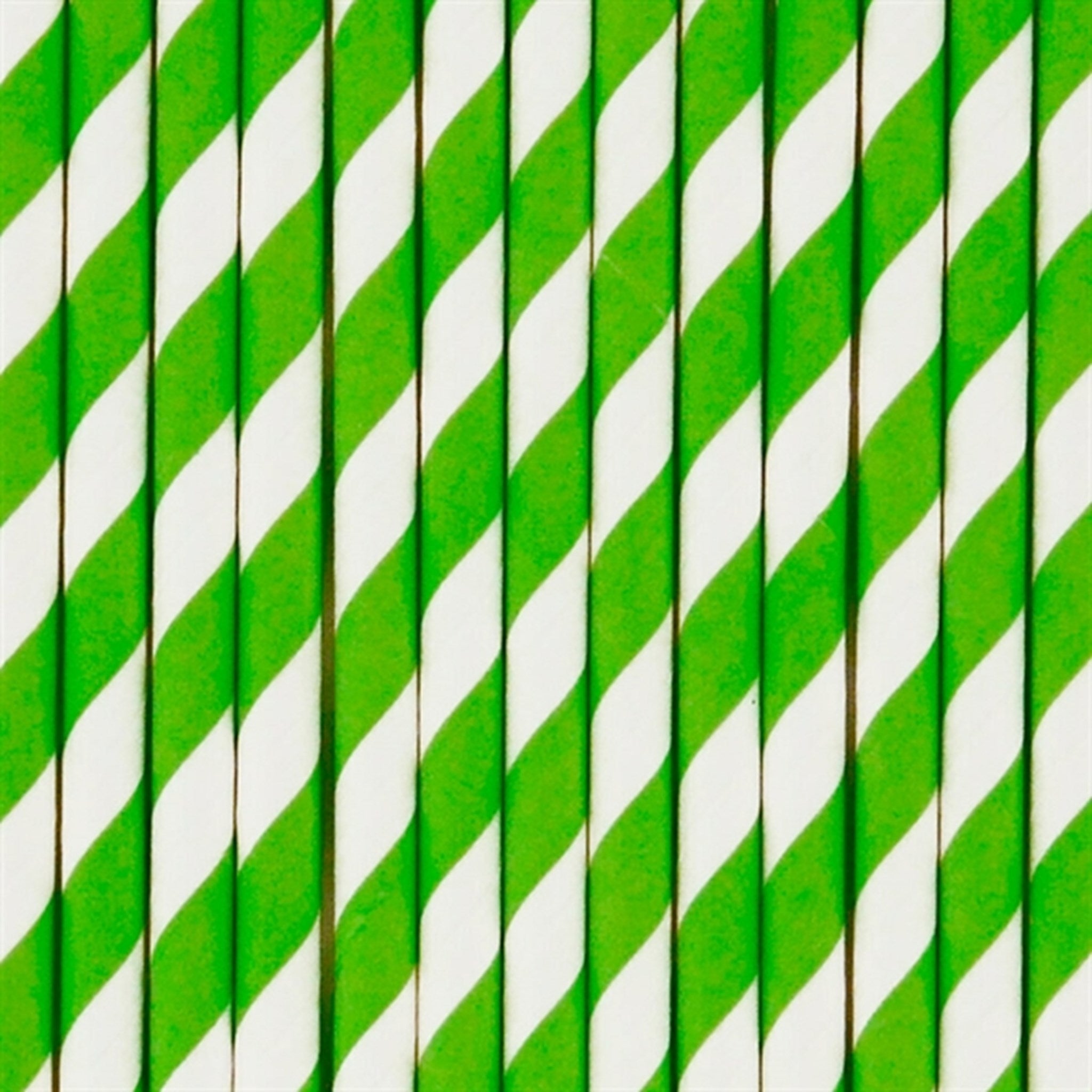 My Little Day 25 Sugrör Light Green Stripe