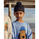 Mini Rodini Bloodhound Chenille Sweatshirt Blue 4