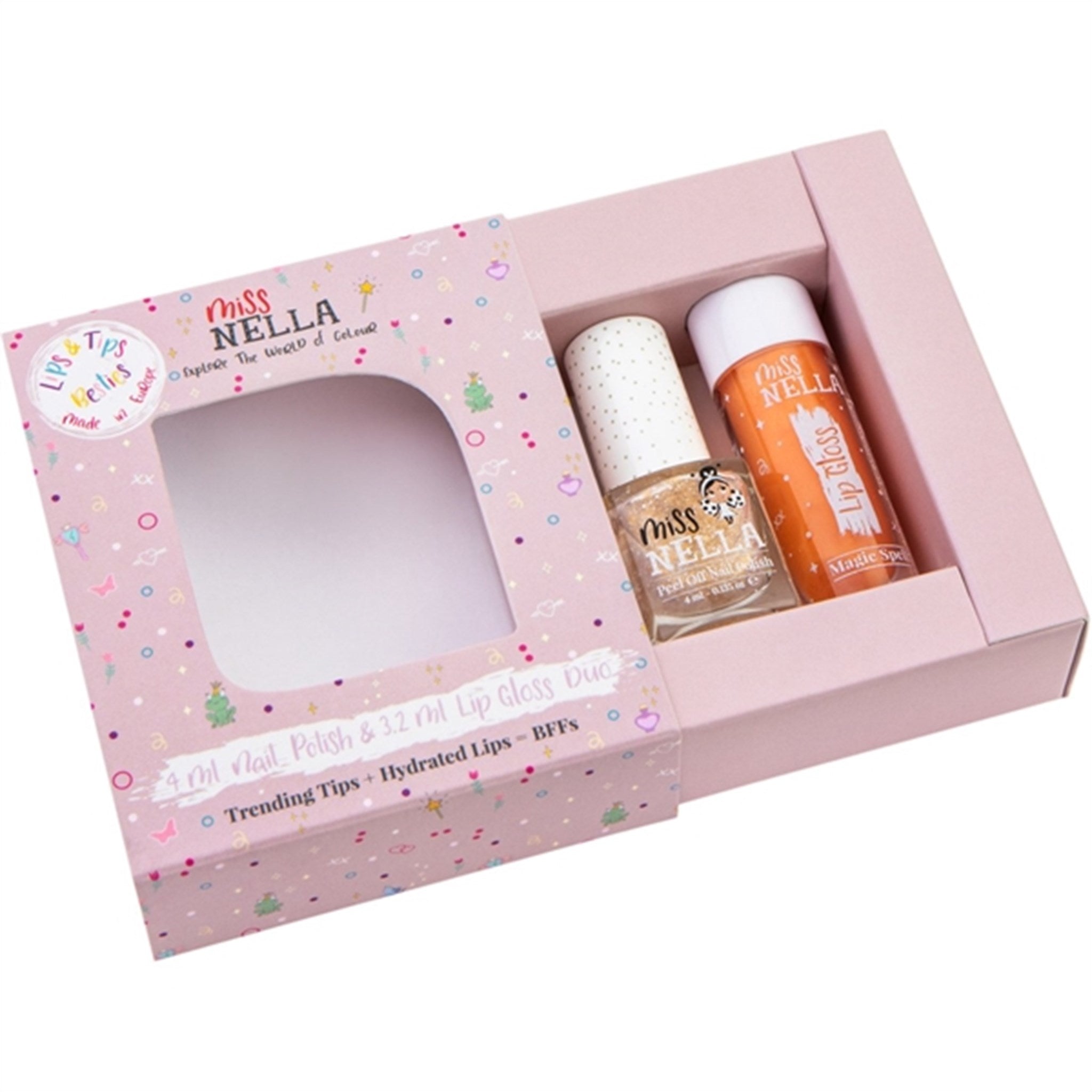 Miss Nella Läppglans Magic Spell + Nagellack If The Shoe Fits 2