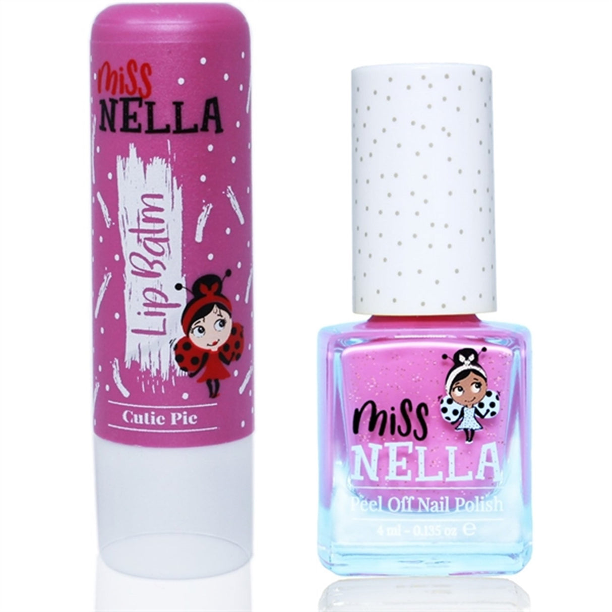 Miss Nella Lip Balm Cutie Pie + Nagellack Blueberry Smoothies